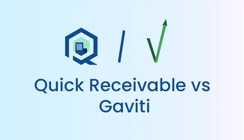 Quick Receivable vs Gaviti